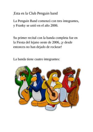 La club penguin band 