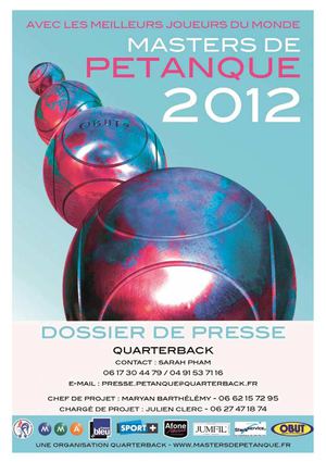 Masters de petanque 2012