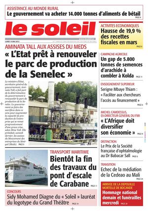 Edition du 14 mai 2012