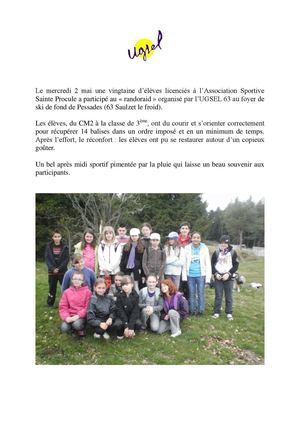 Rando Raid Ugsel 2012