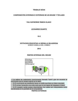 Partes Internas Del Teclado y Mouse 