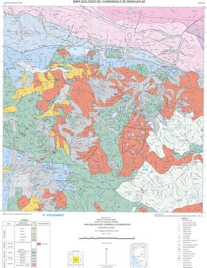 Mapa Geológico del Cuadrángulo Andahuaylas (28-p)