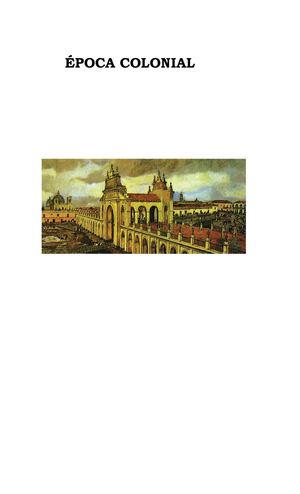 EPOCA COLONIAL