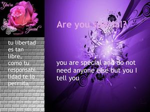 Are you special?