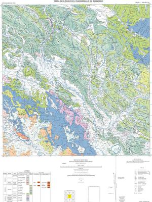 Mapa Geológico del Cuadrángulo Azángaro (30-v)