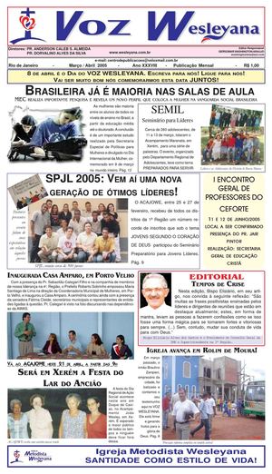 VOZ WESLEYANA MARÇO E ABRIL DE 2005