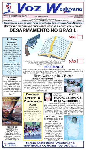 VOZ WESLEYANA SETEMBRO DE 2005