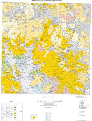 Mapa Geológico del Cuadrángulo Orcopampa (31-r)