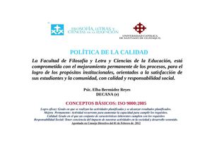 POLITICA DE CALIDAD