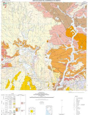 Mapa Geológico del Cuadrángulo Caravelí (32-p)