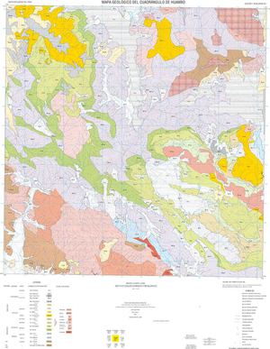 Mapa Geológico del Cuadrángulo Huambo (32-r)