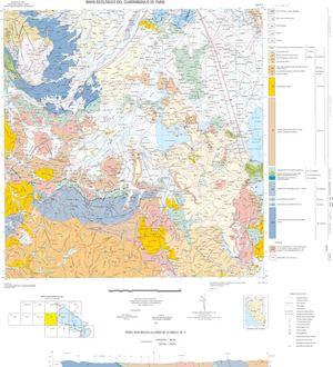 Mapa Geológico del Cuadrángulo Puno (32-v)
