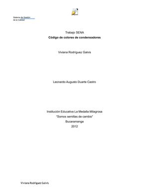 Código de colores de condensadores