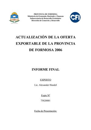 Informe Final - OEF 2006