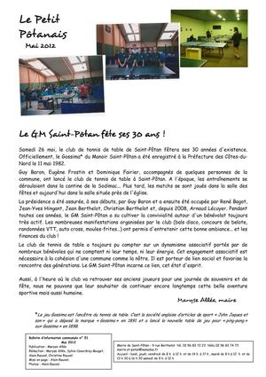 Le Petit Pôtanais - Mai 2012 