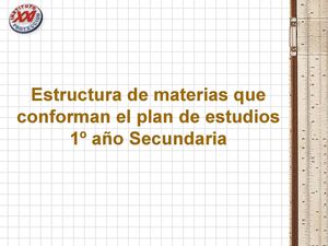 Materias 1º año BLOG