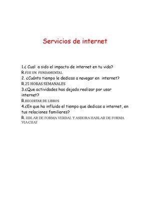 servicios de internet 