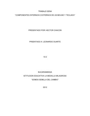 PARTES  DE MOUSE Y TECLADO