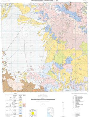 Mapa Geológico del Cuadrángulo La Joya (34-s)