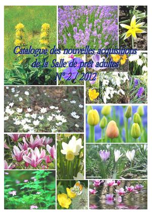 Liste nouveautés 2 2012