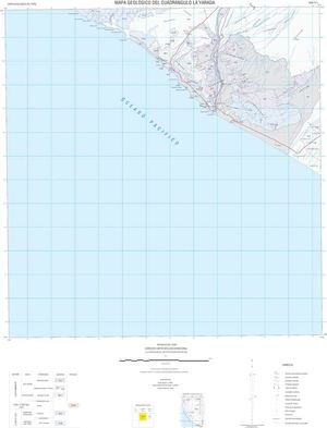 Mapa Geológico del Cuadrángulo La Yarada (37-u)