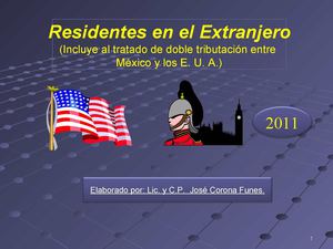 Residente en Extranjero 2011