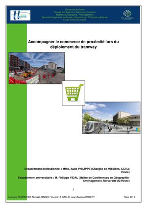 Impact du tramway sur les commerces havrais