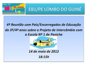 4ª. reunião de pais 14.05.2012