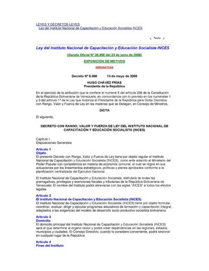 Ley sobre el Instituto Nacional de Cooperación Educativa Socialista