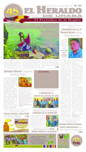 EL HERALDO DE URABA Tercera semana de mayo Edicion 455