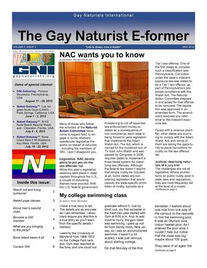 The Gay Naturist E-former: May 2012
