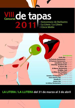 VIII Concurso de Tapas de LA LITERA -2011-