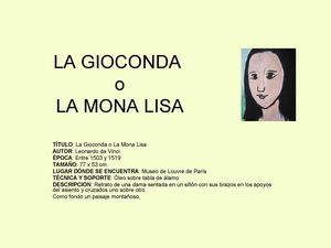 LA GIOCONDA