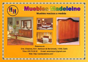 Muebles Madeleine. Artesanos en maderas nobles. 