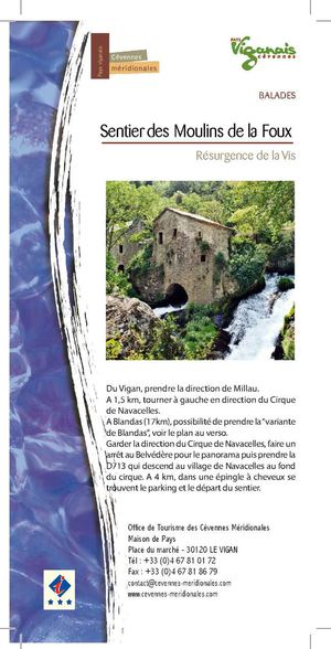 Sentier des Moulins de La Foux