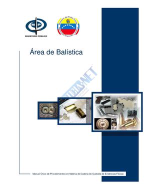 Manual Unico MP Area de balisticalab