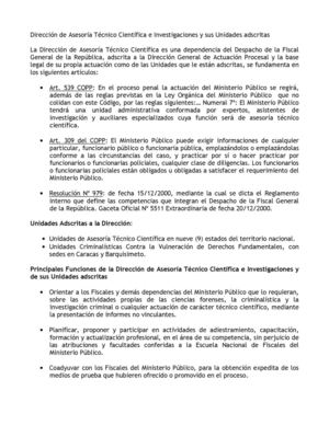 Manual Unico MP Area de Dirección de Asesoría Técnico Científica