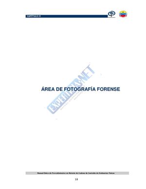 Manual Unico MP Area de fotografía forense