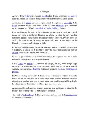 la mujer para los cientificos