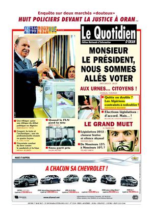 Article Beghdad_Quitte ou double, les Algériens contraints à redoubler_LQO_17052012-2
