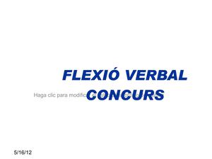 Concurs de verbs