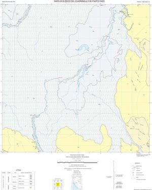 Mapa Geológico del Cuadrángulo Puerto Rico(13-ñ)