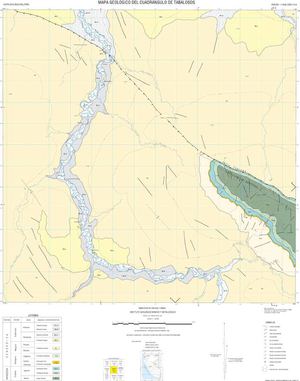 Mapa Geológico del Cuadrángulo Tabalosos(14-ñ)