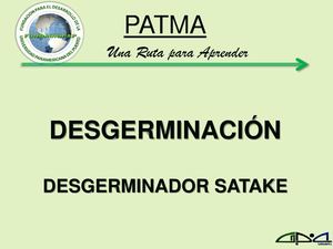 desgerminador Satake