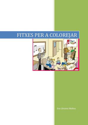 Fitxes per a colorejar instruments musicals