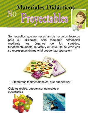 Materiales Didácticos No proyectables