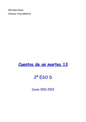 Cuentos de un martes 13