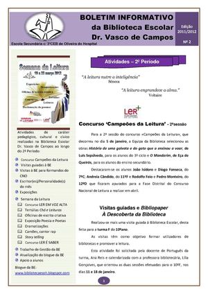 Boletim Informativo da Biblioteca 