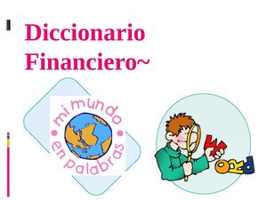 DICCIONARIO FINANACIERO