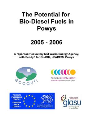 The Potential for Bio-Diesel Fuels in Powys